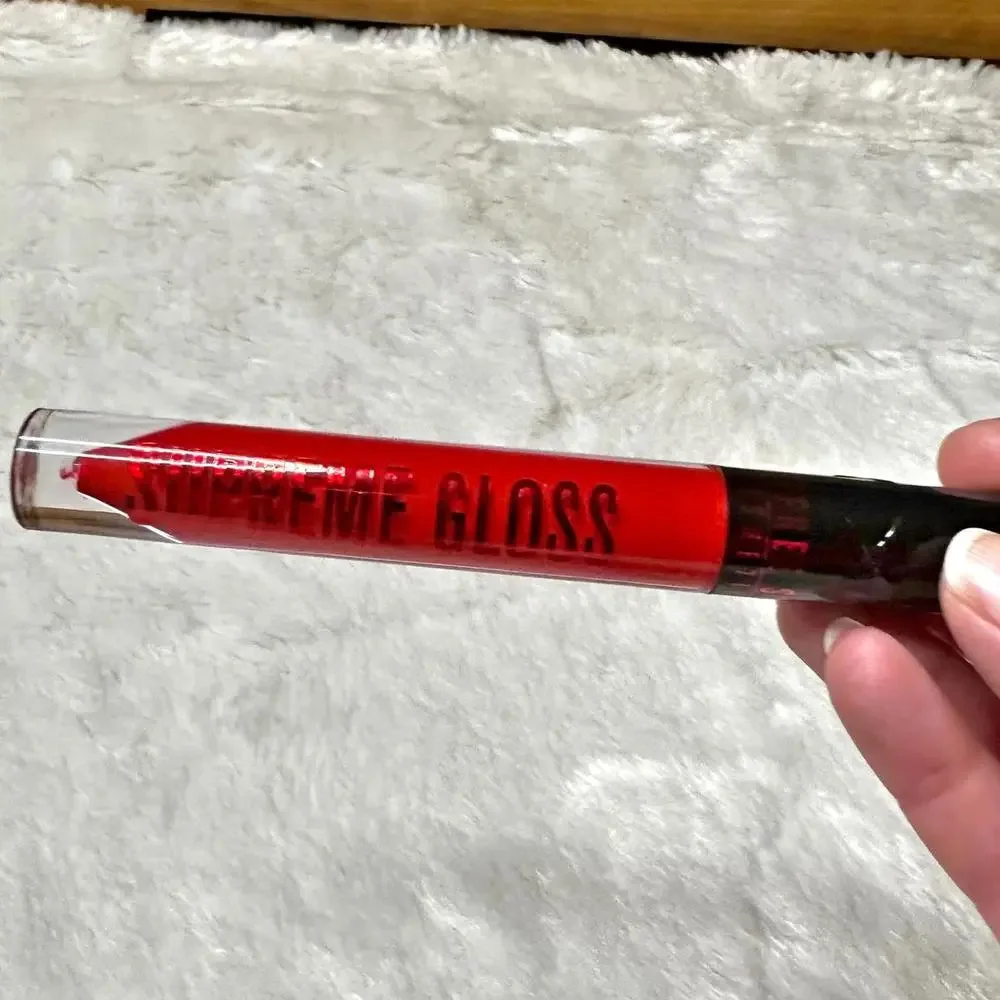 NIB Jeffree Star Ltd Ed Supreme Gloss Full Pigment Lip Gloss Red Full Sz 5.10ml
